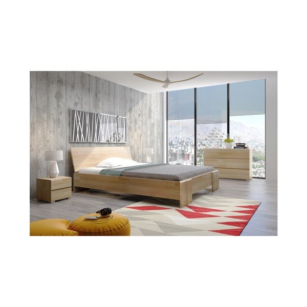 Letto matrimoniale in legno di faggio SKANDICA Vestre Maxi, 140 x 200 cm - Skandica-image-4