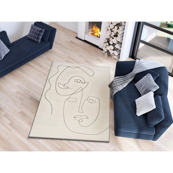 Tappeto , 60 x 110 cm Sherry Faces - Universal-image-1