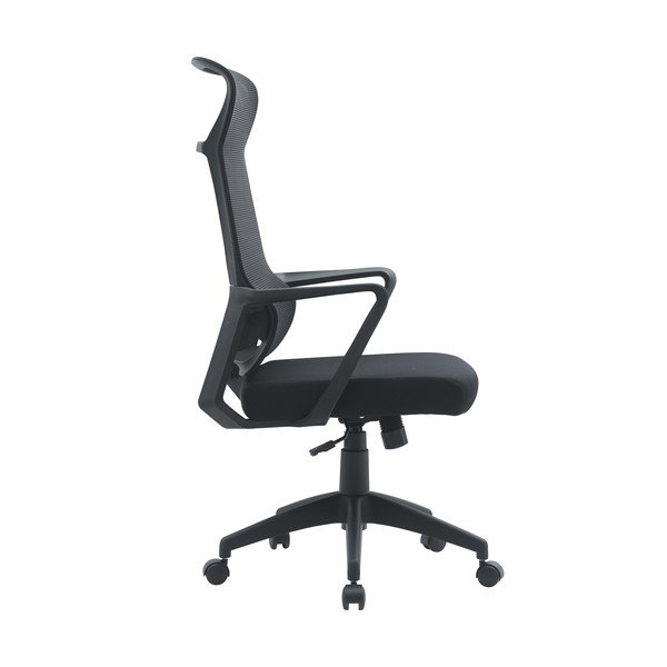 Sedia da ufficio nera in imbottito Hoboken – Yes Everyday-image-3