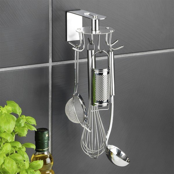 Organizzatore da cucina autoportante in acciaio inox - Maximex-image-2