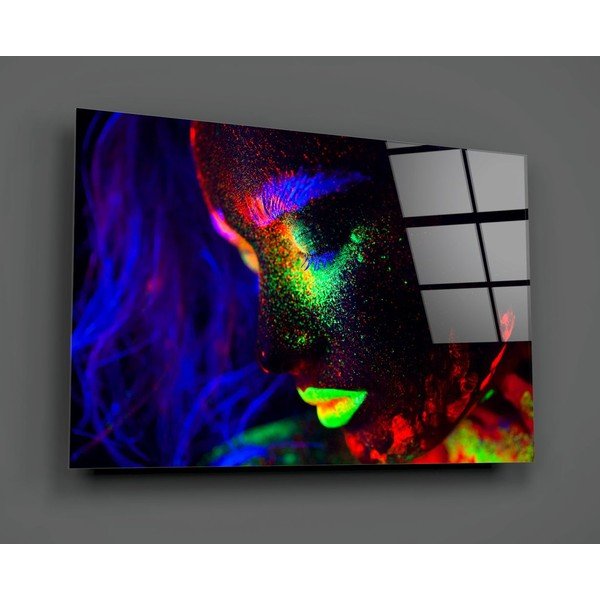 Pittura su vetro al neon - Insigne-image-3