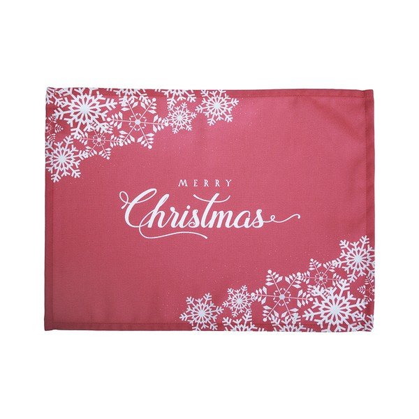 Set di 2 tovagliette rosse con motivo natalizio Mike & Co. NEW YORK Miele Buon Natale, 33 x 45 cm - Mike & Co. NEW YORK