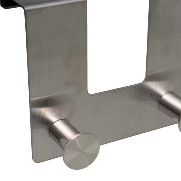 Appendiabiti in metallo argento opaco 13 cm - Casa Selección-image-1
