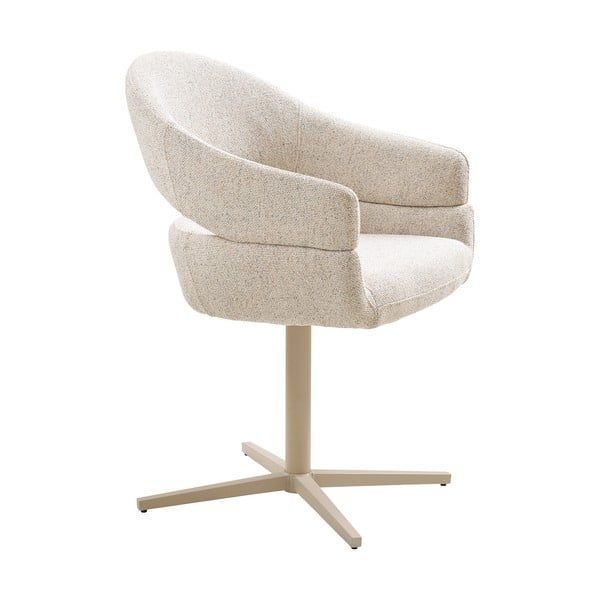 Set di sedie da pranzo color crema in imbottito con braccioli 2 pz Dover – House Nordic-image-2