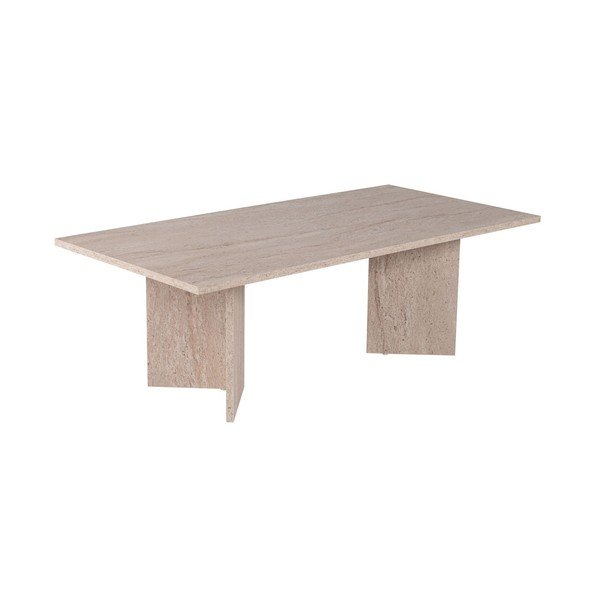 Tavolino da salotto beige semilucido 60x119 cm Sabin – Kalune Design