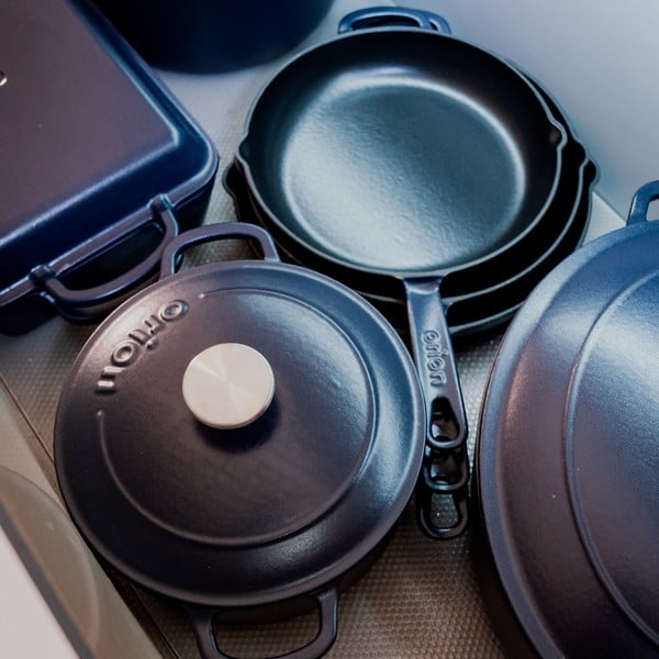 Pentola in ghisa con coperchio incluso adatta all'induzione 5,2 l LITINA SMALT - Orion-image-4