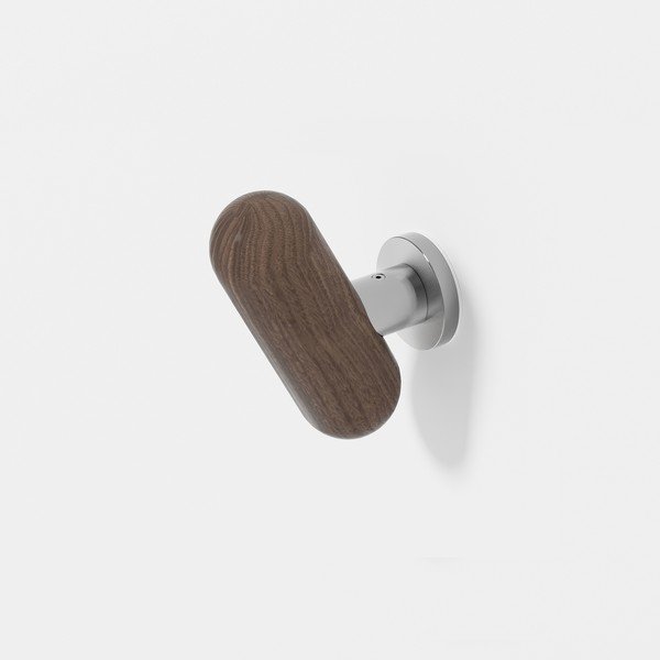 Gancio da parete in legno di noce Yoku - Wireworks-image-3