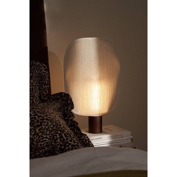 Lampada da tavolo marrone/color crema in carta (altezza totale 44 cm) Mai Le – Ellos Home-image-1