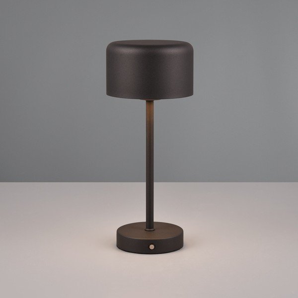 Lampada da tavolo dimmerabile a LED nero opaco (altezza 30 cm) Jeff - Reality-image-1