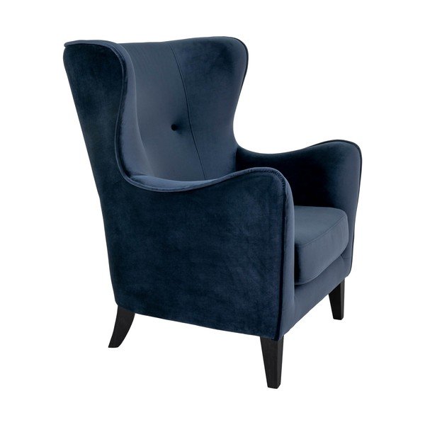 Poltrona con le orecchie blu Campo - House Nordic-image-2