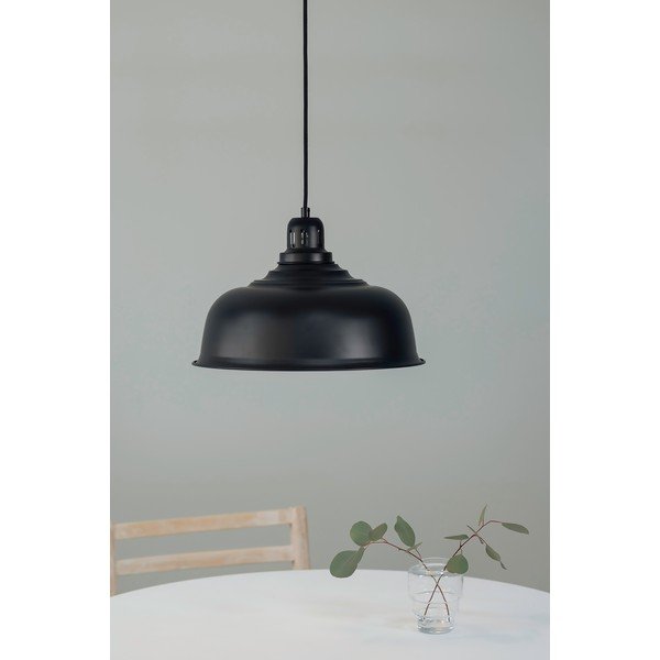 Lampada a sospensione nera con paralume in metallo 37x37 cm Port - Markslöjd-image-1