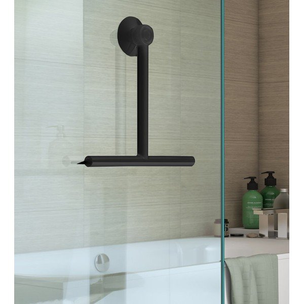 Spatola nera per bagno Gedy Gummy - Sapho-image-1