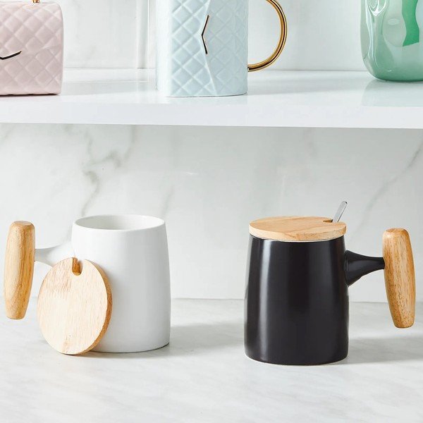 Tazza in porcellana nera da 0,4 l Knight - Hermia-image-1