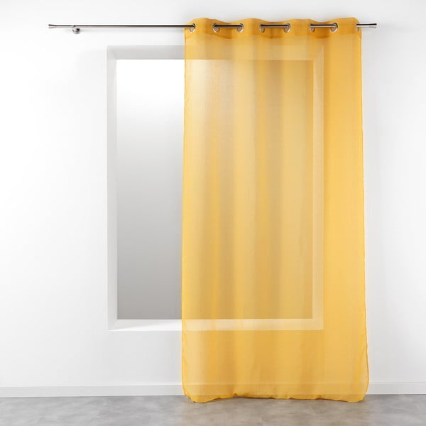 Tenda sottile gialla 140x240 cm Telma – douceur d'intérieur