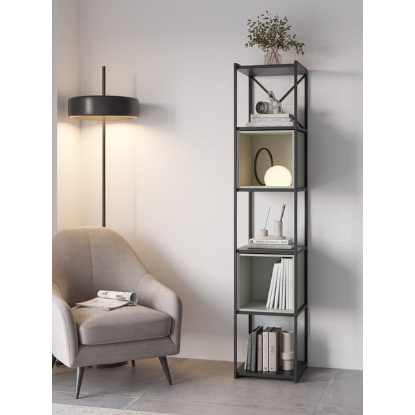 Libreria verde-nera 36x179 cm Anya - Marckeric-image-4