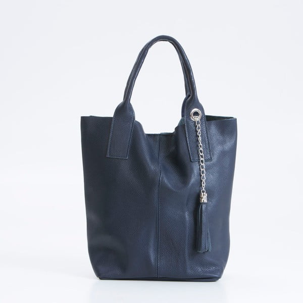 Borsa Lauretta in pelle blu scuro - Giorgio Costa