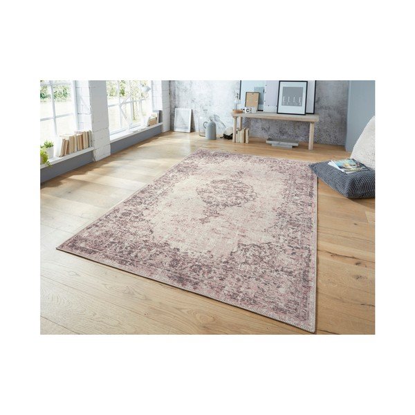 Tappeto rosa scuro Pleasure Vertou, 80 x 150 cm - Elle Decoration-image-2