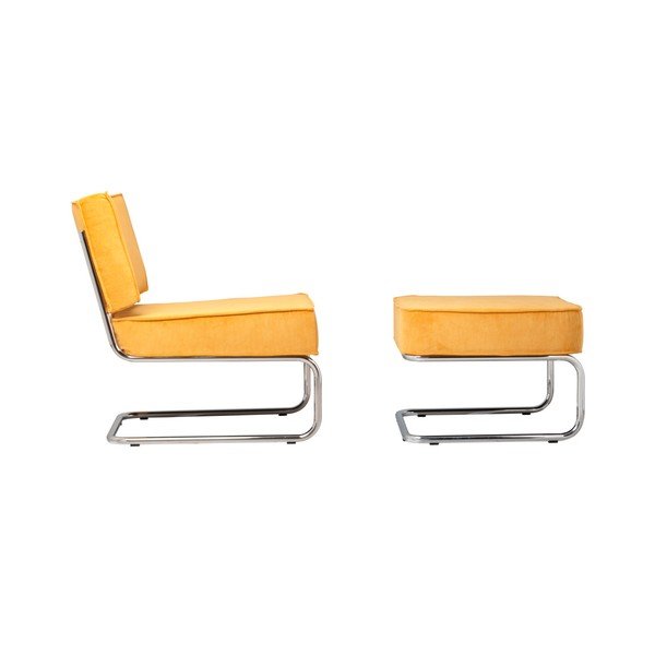 Poltrona gialla Rib - Zuiver-image-4