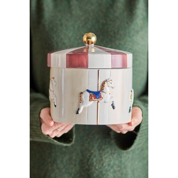 Contenitore per alimenti in gres per i dolci Merry-go-round – Bloomingville-image-1