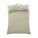 Set copripiumino e federa verde per letto matrimoniale 3 pezzi 200x200 cm Cotton Rich Woven Stripe – Pineapple Elephant