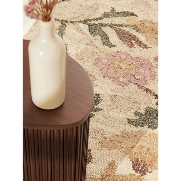 Passatoia color crema in iuta tessuta a mano 80x200 cm Roya Violette – Elle Decoration-image-2
