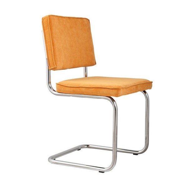 Set di 2 sedie gialle Ridge Rib - Zuiver