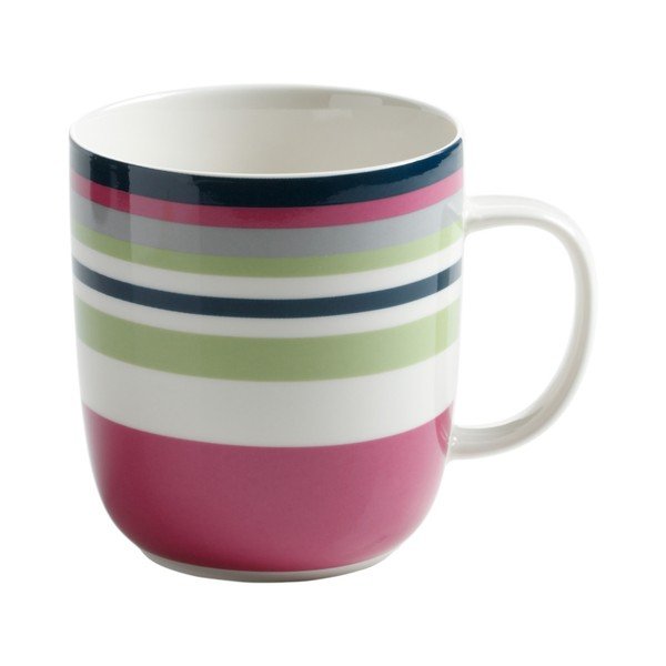 Porcelánový hrnek laděný do růžova Maxwell & Williams Boat Club, 450 ml