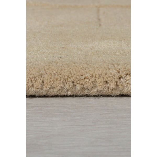 Tappeto rotondo in lana beige ø 160 cm Gigi - Flair Rugs-image-3