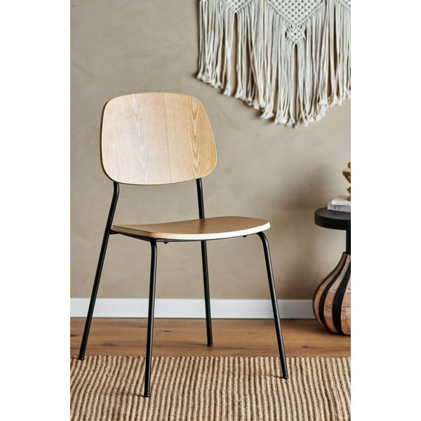 Set di 2 sedie da pranzo in colore naturale Monza - Bloomingville-image-1