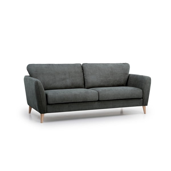 Divano nero e grigio 206 cm Oslo - Scandic-image-3