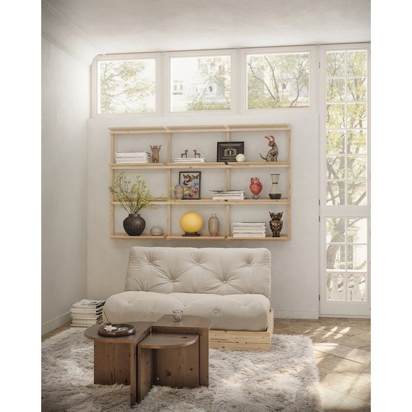 Divano color crema allungabile 145 cm Flip – Karup Design-image-1