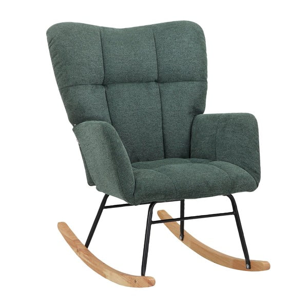 Poltrona a dondolo verde Elza - Støraa-image-4