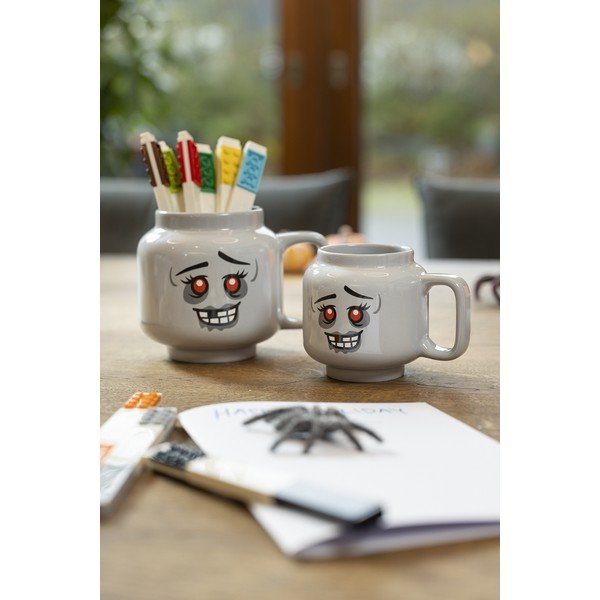 Tazza per bambini da latte grigia in ceramica 255 ml Zombie – LEGO®-image-2