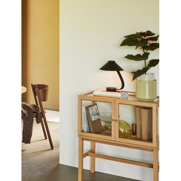 Vetrina colore naturale effetto rovere 80x88x42 cm Poetic - Hübsch-image-3