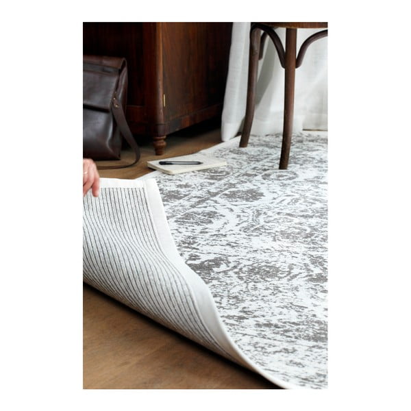 Tappeto bifacciale a motivi bianchi, 160 x 230 cm Palmse - Narma-image-2