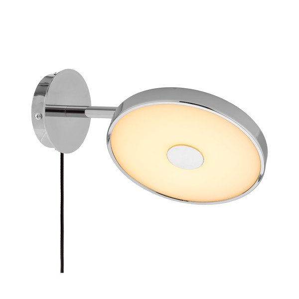 Lampada da parete LED color argento lucido con alimentazione a corrente con struttura flessibile/con intensità regolabile ø 15 cm Asteria Wall Short – UMAGE-image-2
