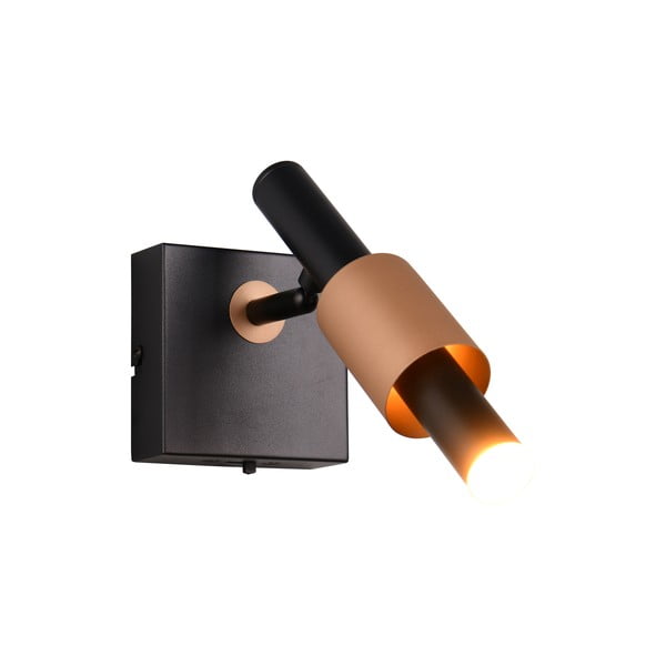 Faretto LED nero e color bronzo 20,5x10 cm Ikaris – Trio Select-image-2