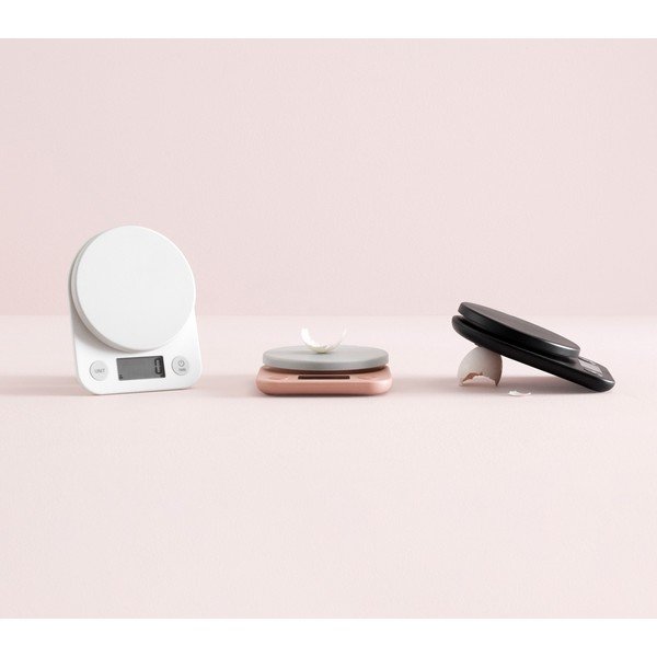 Bilancia da cucina digitale bianca in plastica Foodie – RIG-TIG-image-1