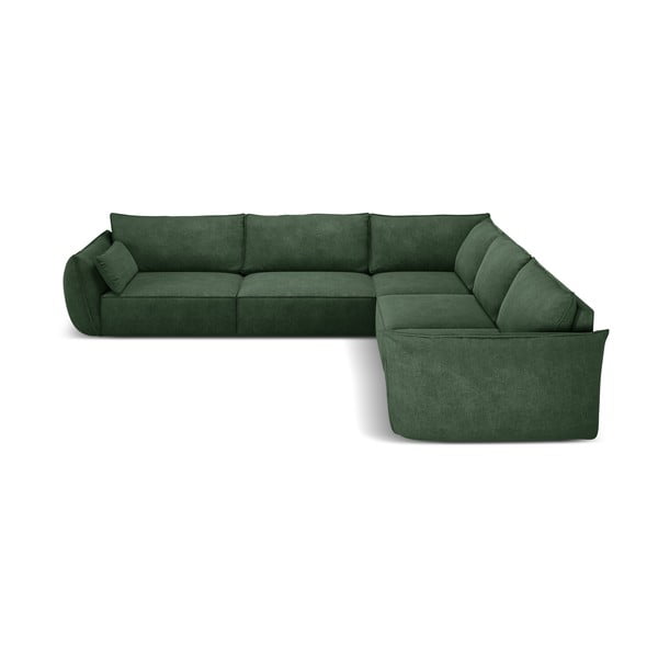 Divano angolare verde scuro (variabile) Vanda - Mazzini Sofas