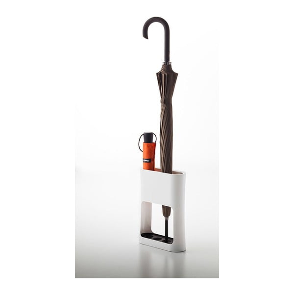 Portaombrelli bianco Oval - YAMAZAKI-image-2