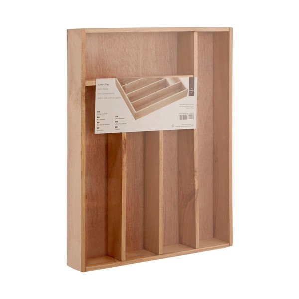 Portaposate di colore naturale in legno 30 x 38 cm – Premier Housewares-image-4