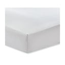 Lenzuolo classico grigio in cotone sateen, 135 x 190 cm - Bianca