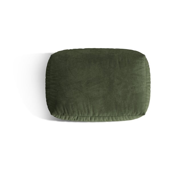 Poggiapiedi componibile verde con rivestimento in velluto Martina – Micadoni -image-2