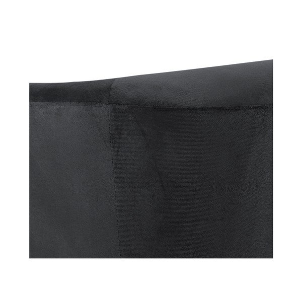 Divano in velluto grigio antracite, 160 cm Biloxi - Actona-image-3