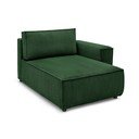 Modulo divano in velluto a coste verde, angolo destro Nihad modular - Bobochic Paris