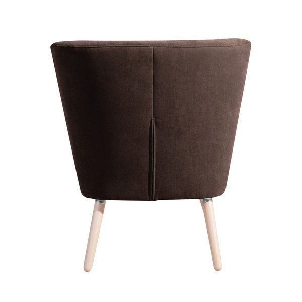 Poltrona marrone scuro Neele Velor - Max Winzer-image-2