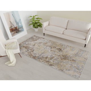 Tappeto azzurro/marrone chiaro lavabile 80x150 cm Sandstorm – Vitaus