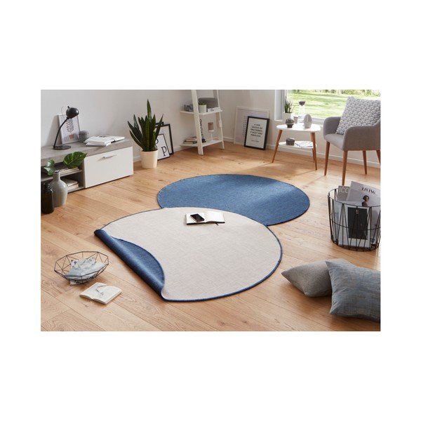 Tappeto blu per esterni Miami, ø 200 cm - NORTHRUGS-image-1