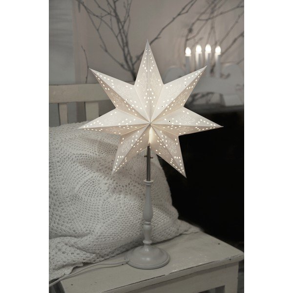 Decorazione luminosa rosa chiaro con motivo natalizio Romantic MiniStar - Star Trading-image-2