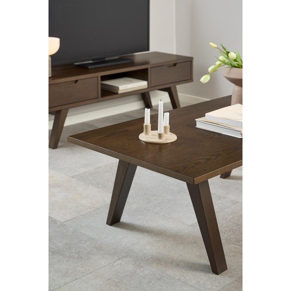 Tavolino da salotto marrone con effetto rovere 70x130 cm A-Line - Actona-image-2